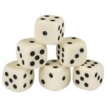 Dobbelstenen 6 stuks